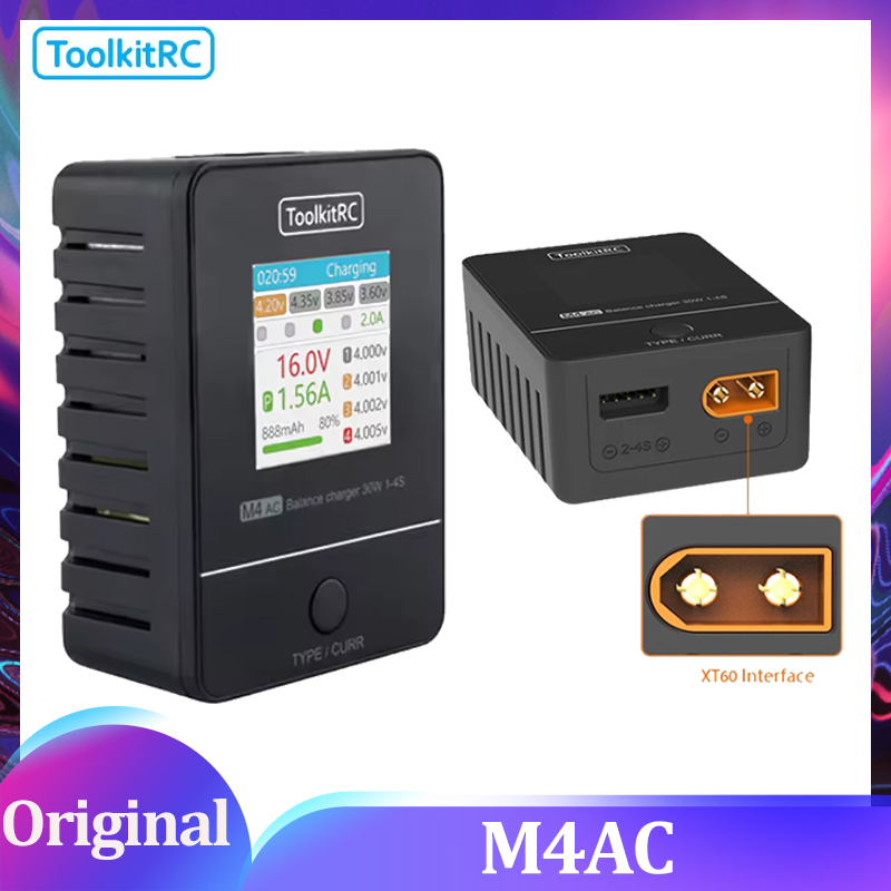 ToolkitRC M4AC 30W LCD Screen  - Drone Racing Charger avis et prix