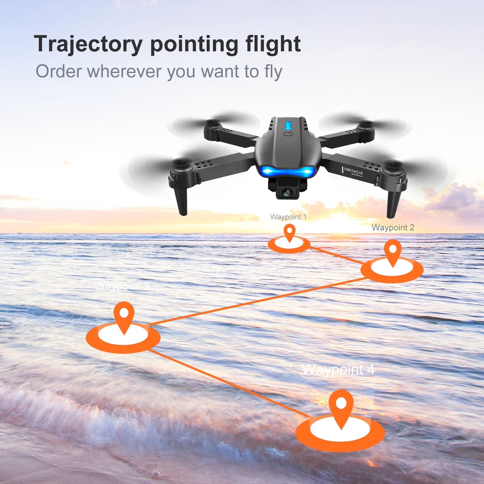 The 2026 upgraded E88 PRO MAX  - Drone Racing Camera avis et prix