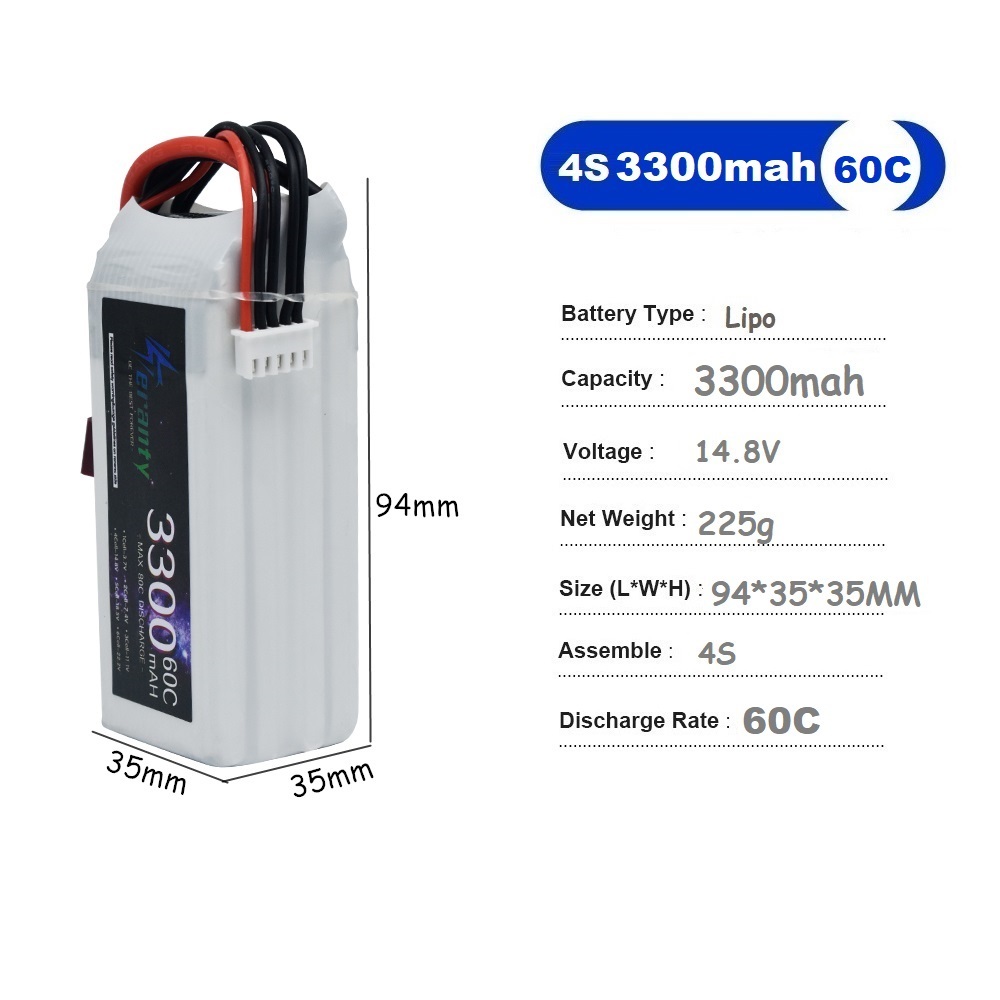 LiPo Rechargeable Battery 4S 3 - Drone Racing Battery avis et prix