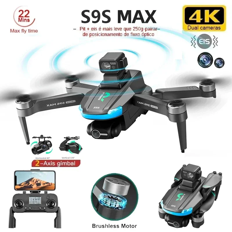 NEW S9S MAX MINI Drone 4K 2-Ax - Drone Racing Camera avis et prix