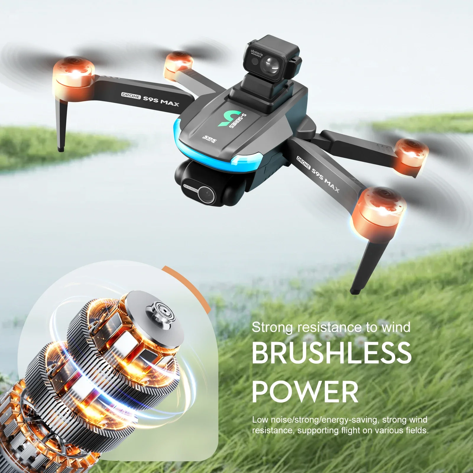 NEW S9S MAX MINI Drone 4K 2-Ax - Drone Racing Camera avis et prix