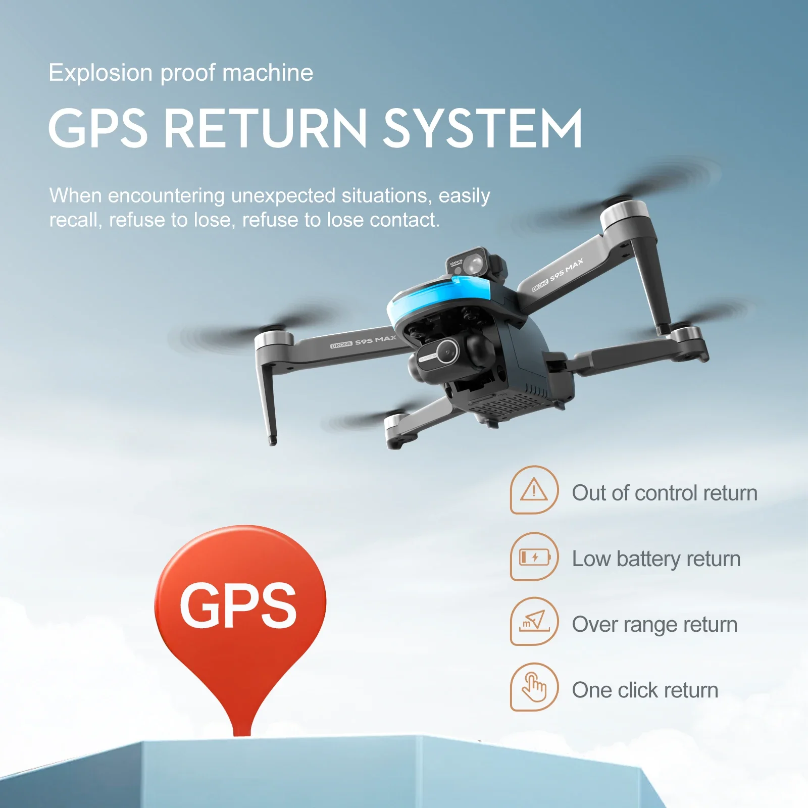 NEW S9S MAX MINI Drone 4K 2-Ax - Drone Racing Camera avis et prix