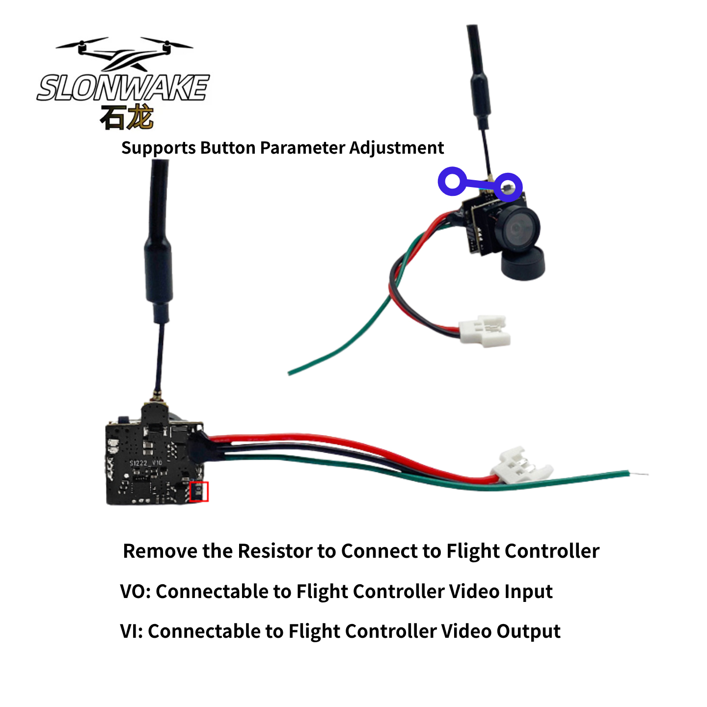 SLONWAKE 5.8G Analog Video Tra - Drone Racing Camera avis et prix