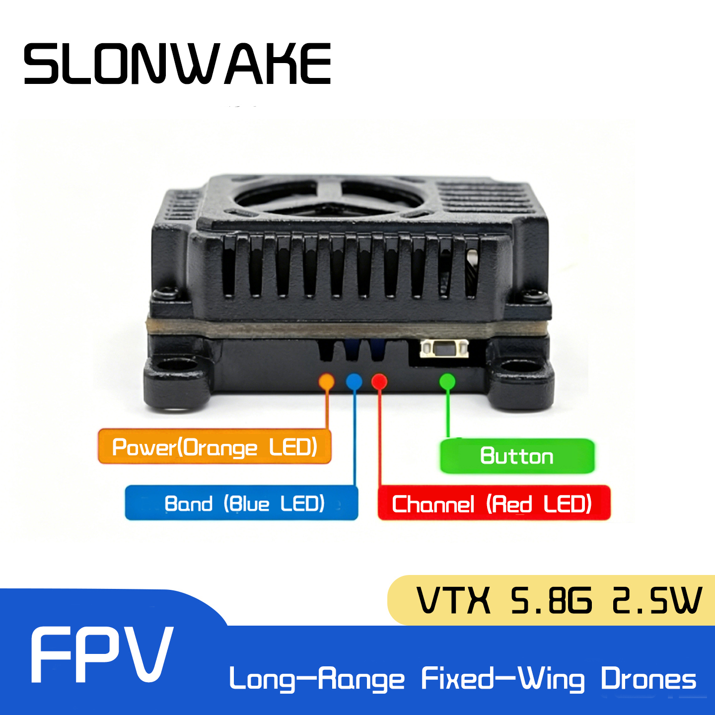 SLONWAKE 5.8G 48CH FPV Transmi - Drone Racing Transmitter avis et prix
