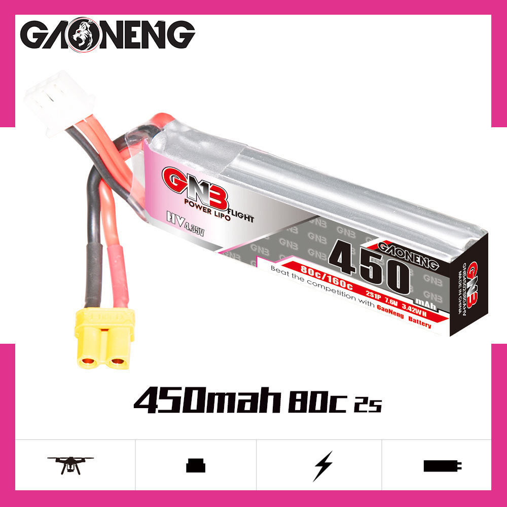 GNB LiPo Battery HV 2S 7.6V 45 - Drone Racing Battery avis et prix