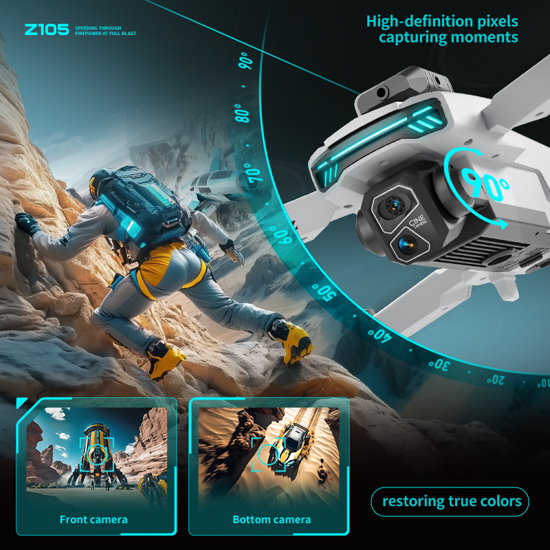 New Z105 RC Drone 8K Professio - Drone Racing Charger avis et prix