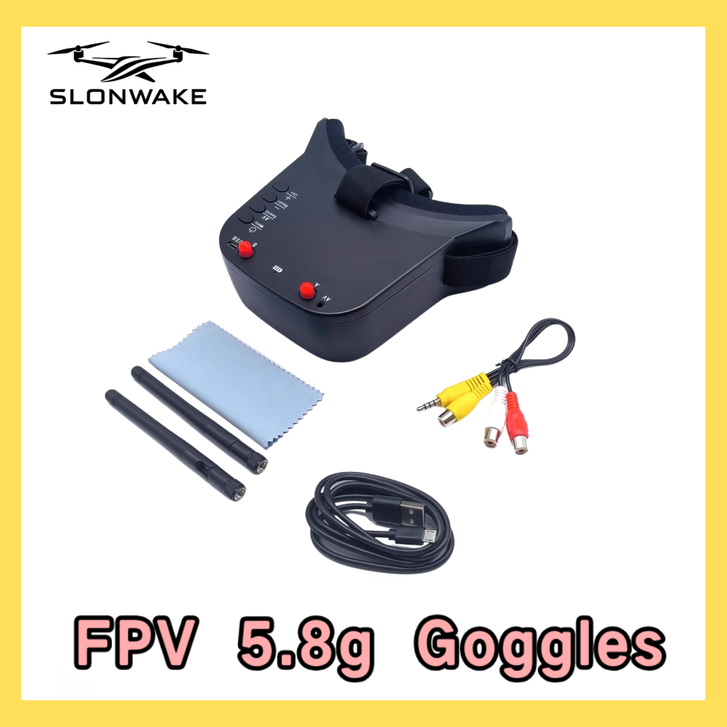 SLONWAKE 5.8G 48CH FPV 400mw V - Drone Racing Camera avis et prix