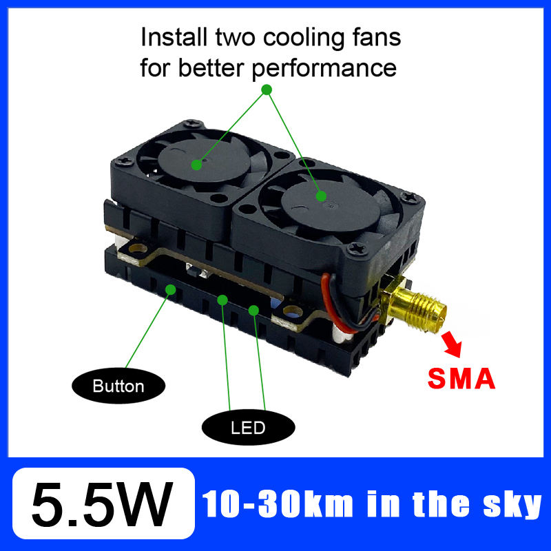 Long Range 5.8GHz 5.5W Video T - Drone Racing Transmitter avis et prix
