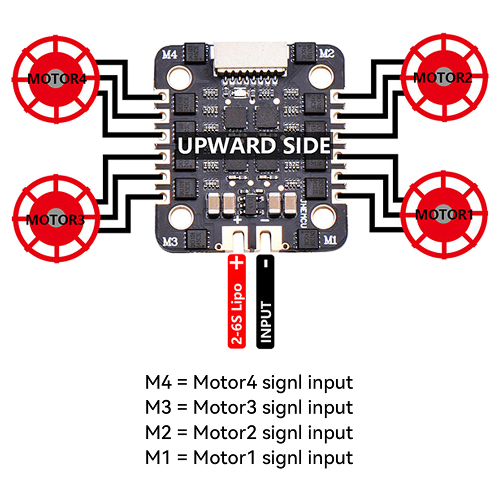 JHEMCU EM40A 40A BLheli_S 4in1 - Drone Racing Esc avis et prix